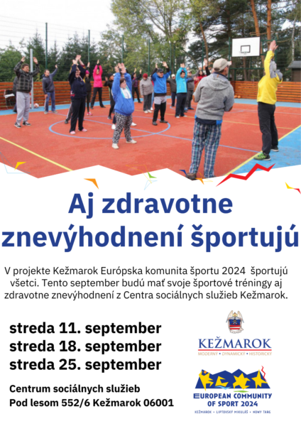 Európska Komunita športu 2024 - PLAGÁT hendikepovani