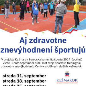 Európska Komunita športu 2024 - PLAGÁT hendikepovani