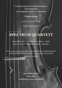 plagát - Spectrum Quartet